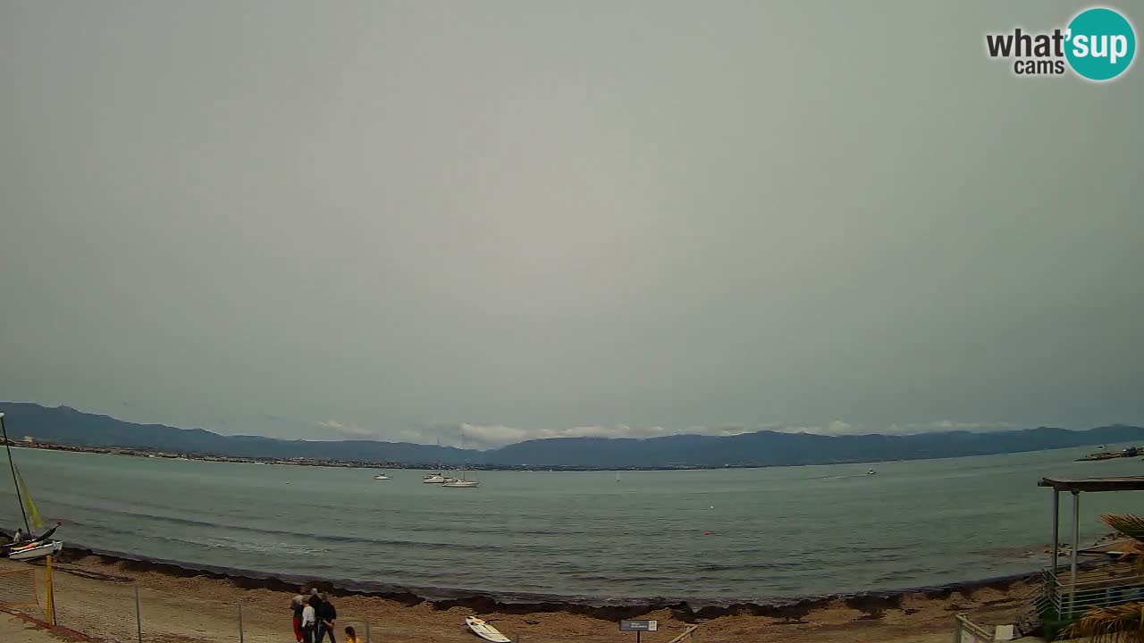 Webcam Cagliari Windsurf Club – Spiaggia del Poetto in diretta