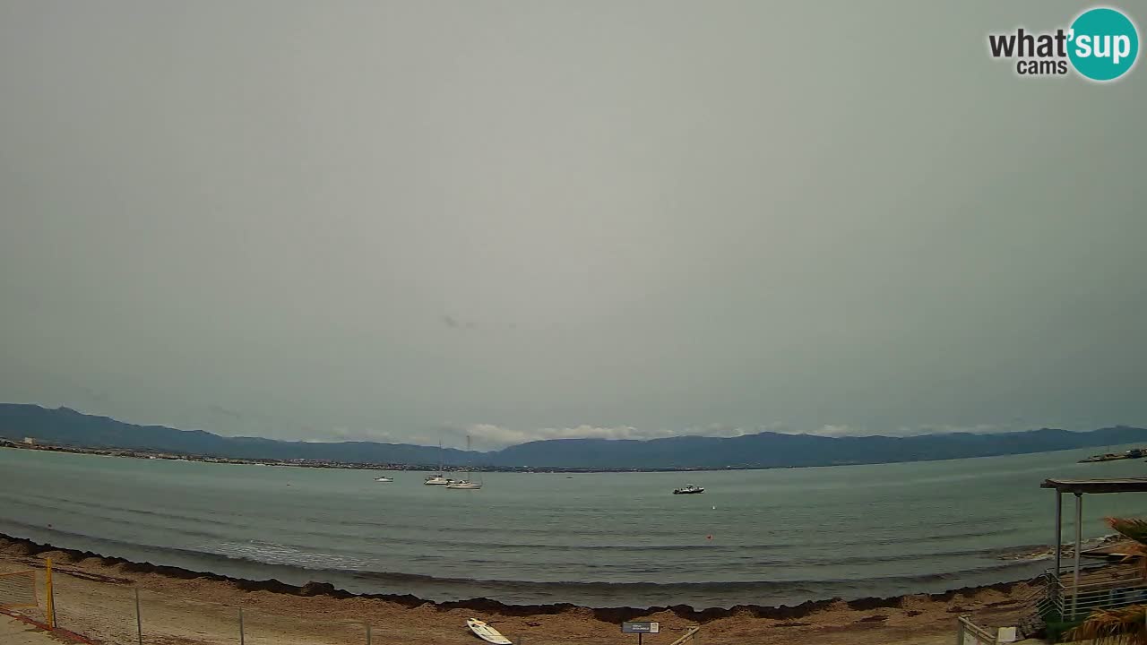 Webcam Cagliari Windsurf Club – Spiaggia del Poetto in diretta
