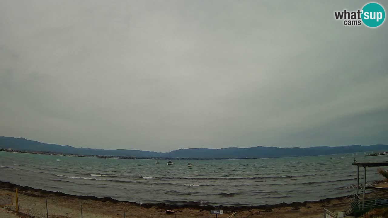 Webcam Cagliari Windsurf Club – Spiaggia del Poetto in diretta
