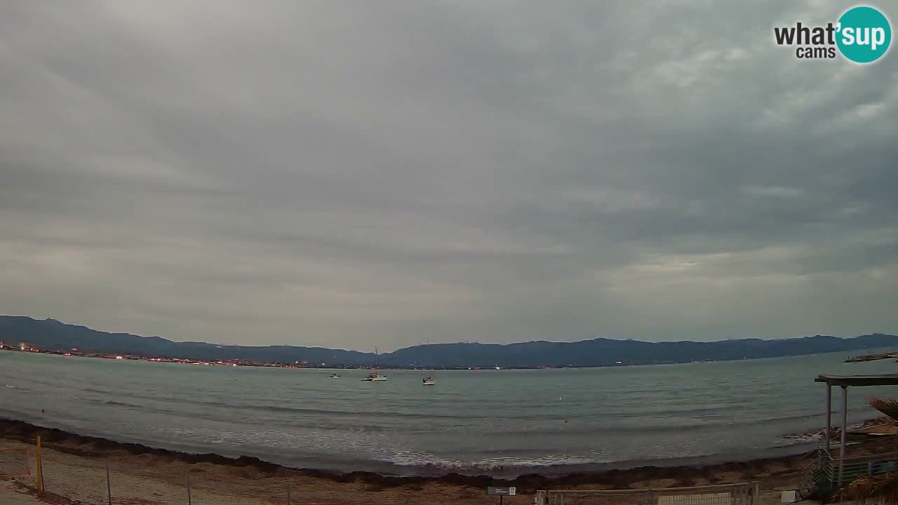 Webcam Cagliari Windsurf Club – Spiaggia del Poetto in diretta