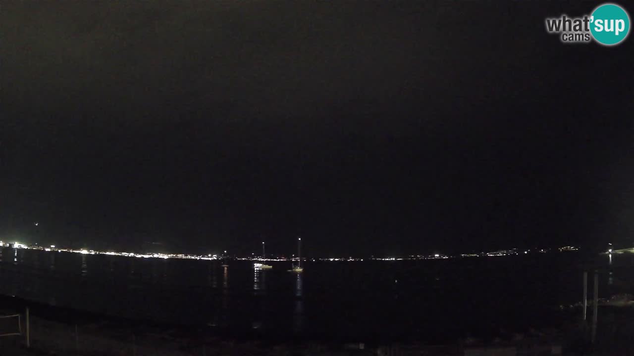 Webcam Cagliari Windsurf Club – Playa del Poetto en directo