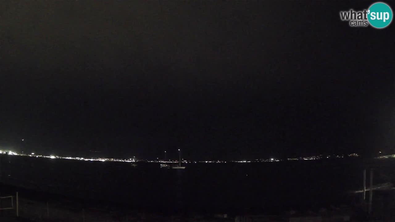 Webcam Cagliari Windsurf Club – Playa del Poetto en directo