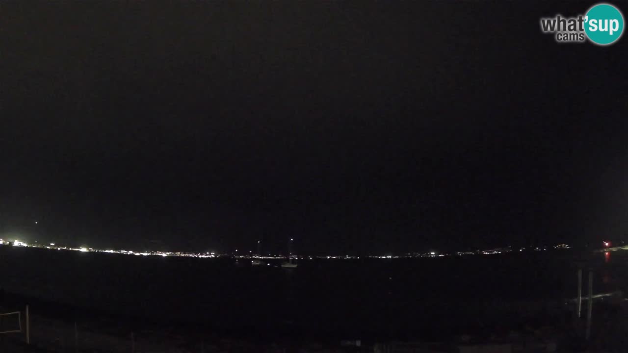 Webcam Cagliari Windsurf Club – Playa del Poetto en directo
