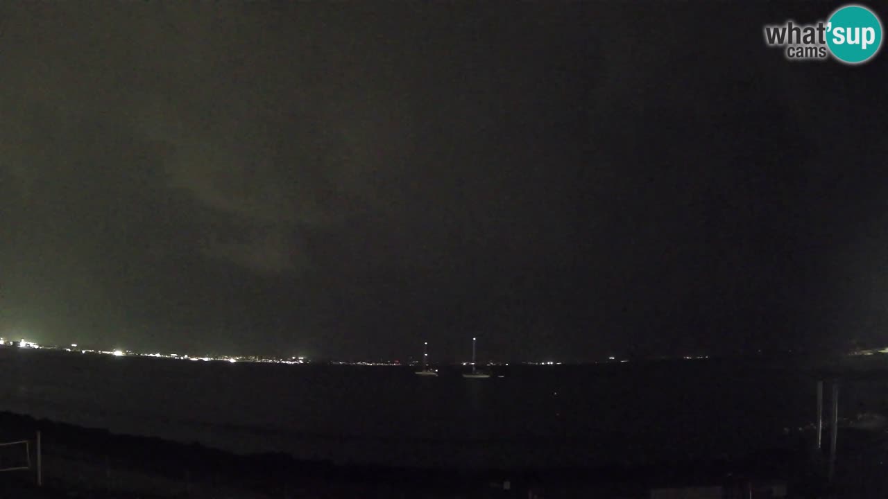 Webcam Cagliari Windsurf Club – Playa del Poetto en directo