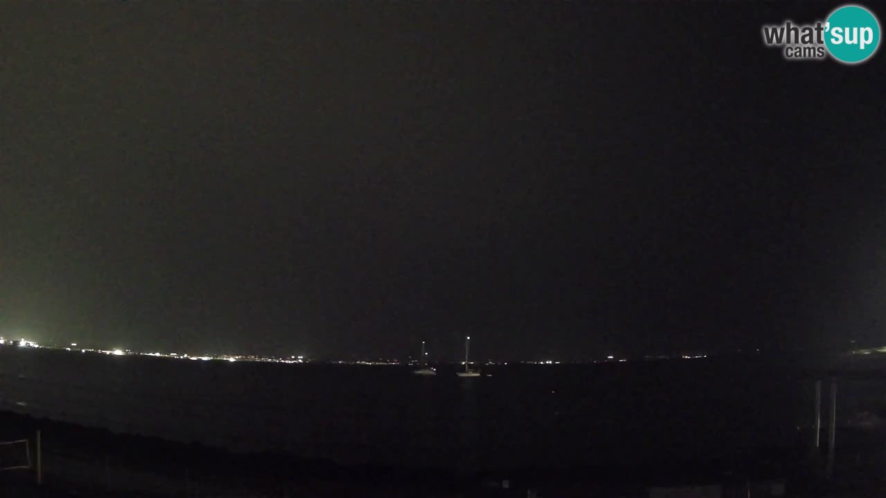 Web kamera Cagliari Windsurf Club – Poetto plaža uživo