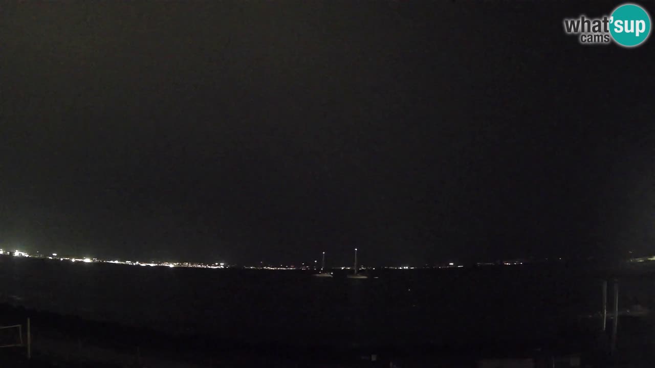 Webcam Cagliari Windsurf Club – Playa del Poetto en directo