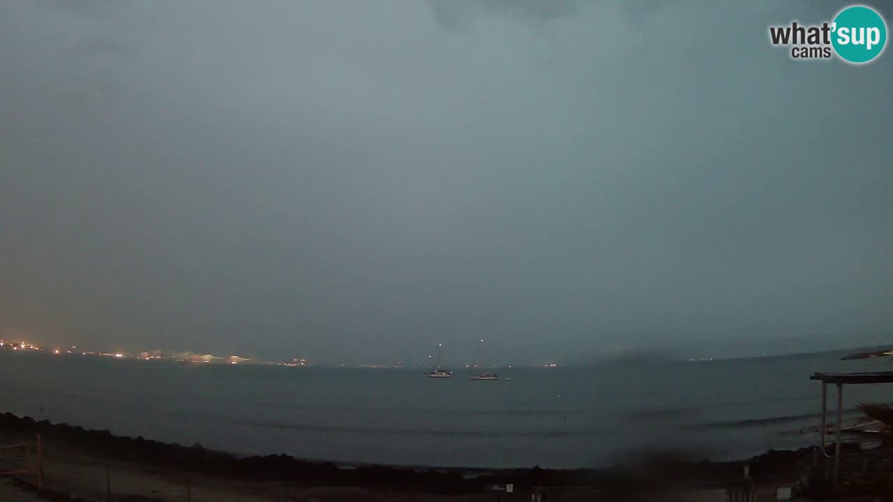 Webcam Cagliari Windsurf Club – Spiaggia del Poetto in diretta