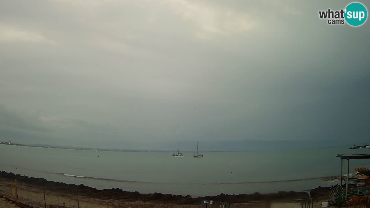 Web kamera Cagliari Windsurf Club – Poetto plaža uživo