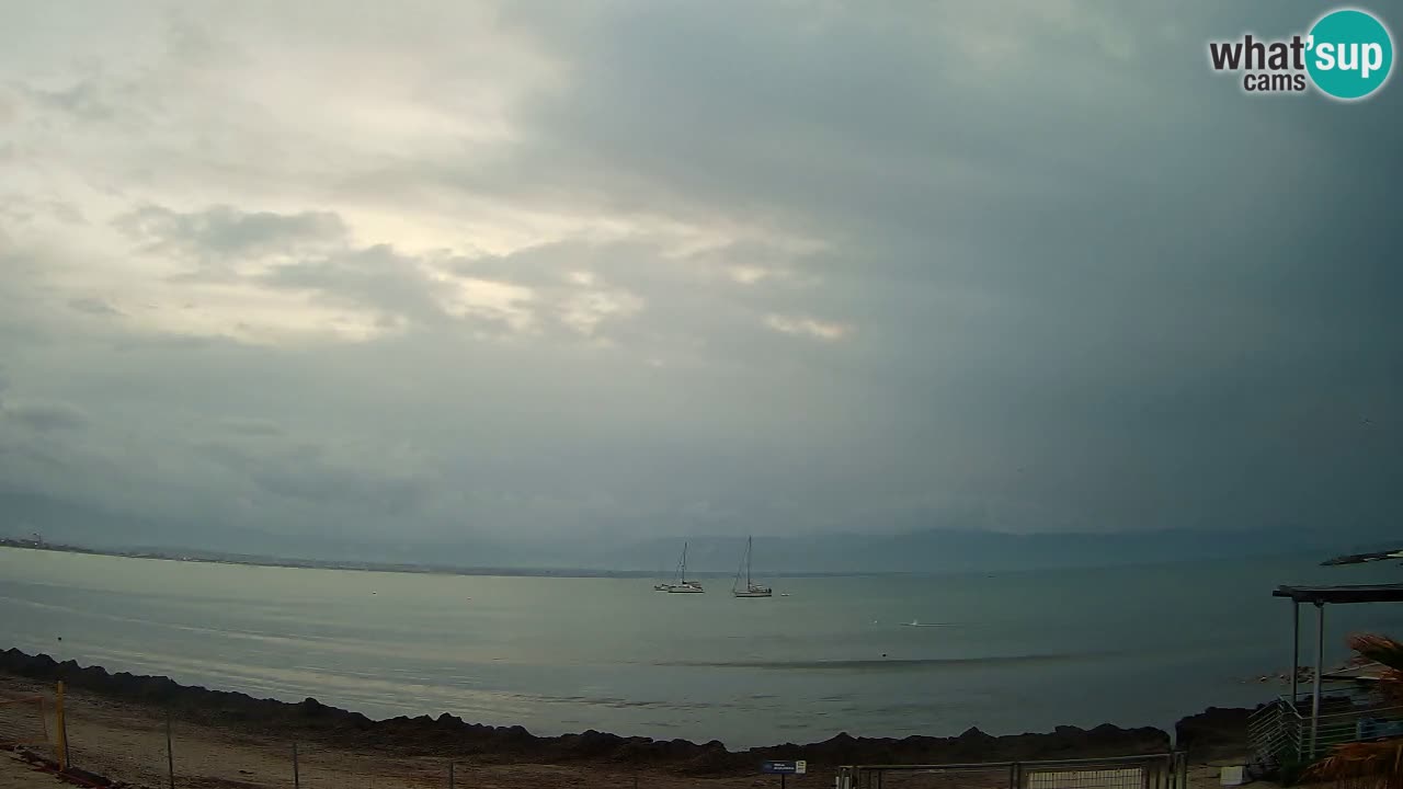 Webcam Cagliari Windsurf Club – Spiaggia del Poetto in diretta