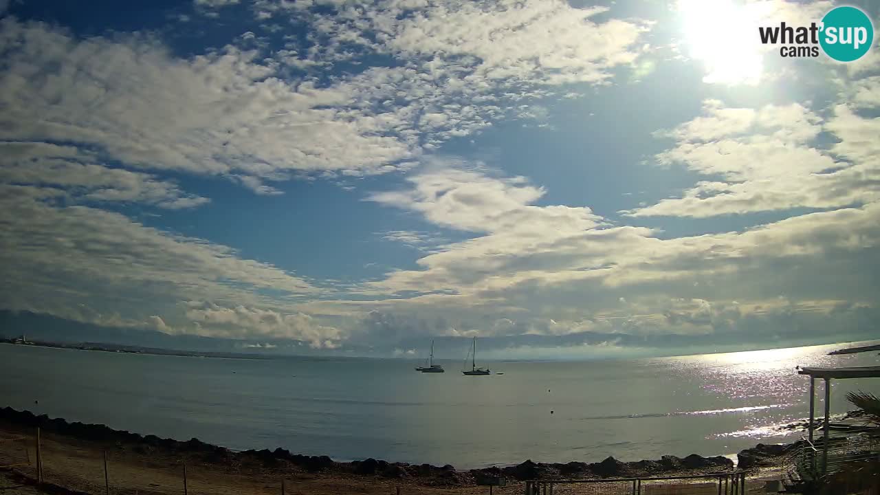 Webcam Cagliari Windsurf Club – Playa del Poetto en directo