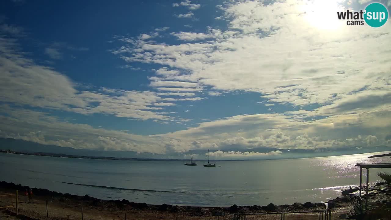 Webcam Cagliari Windsurf Club – Playa del Poetto en directo