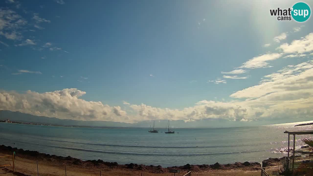 Webcam Cagliari Windsurf Club – Plage du Poetto en direct