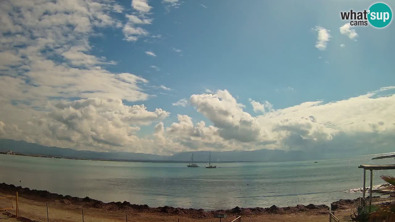 Webcam Cagliari Windsurf Club – Plage du Poetto en direct
