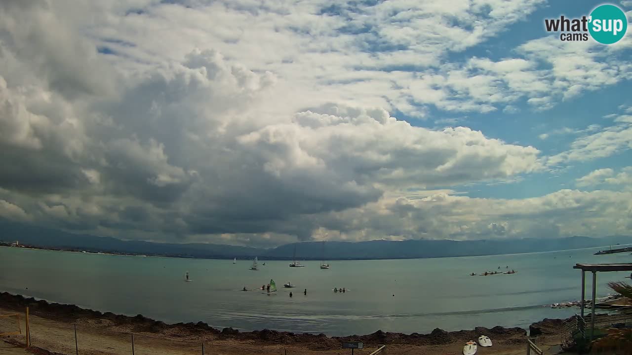 Webcam Cagliari Windsurf Club – Liveblick vom Poetto Strand