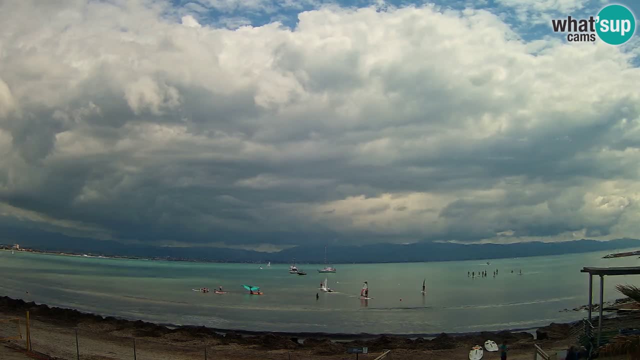 Webcam Cagliari Windsurf Club – Spiaggia del Poetto in diretta
