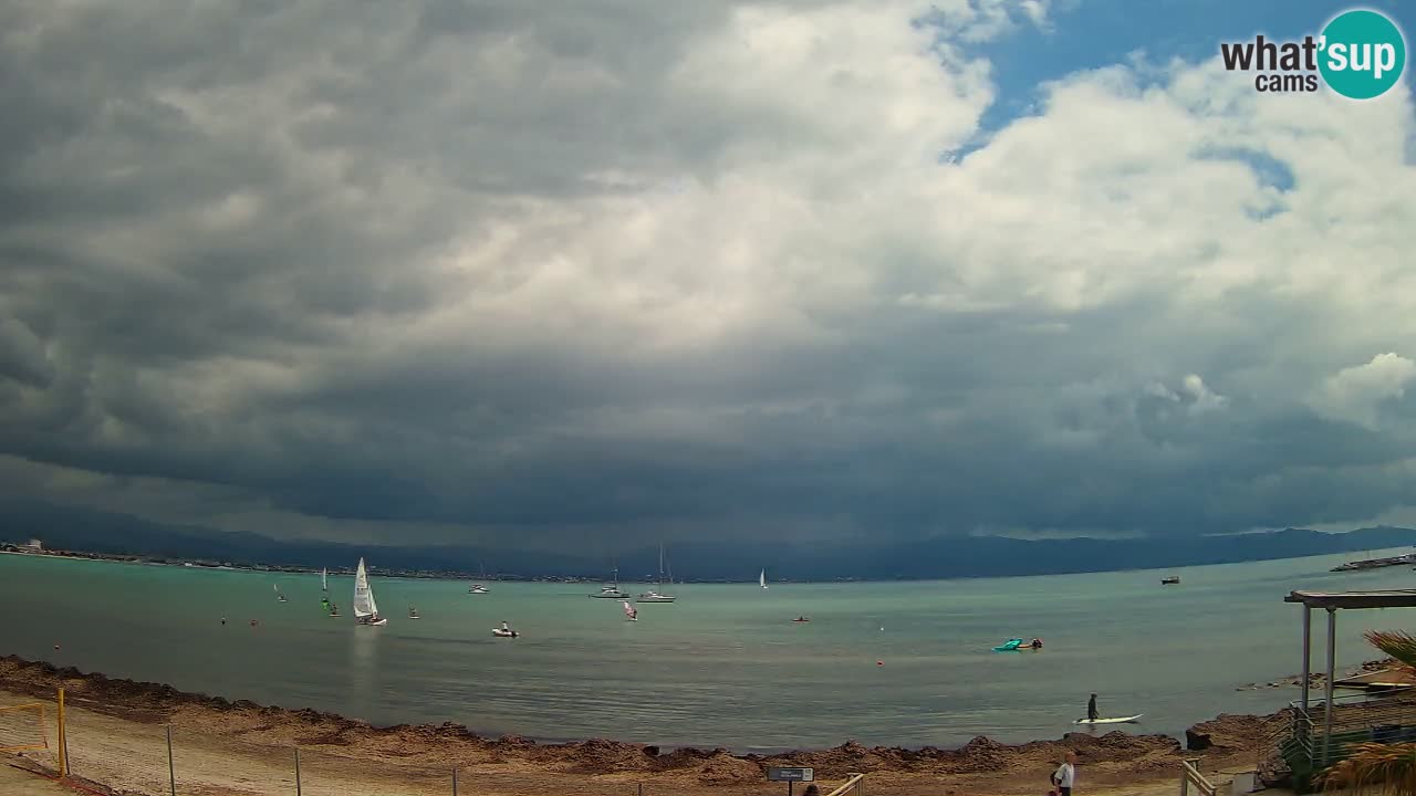 Webcam Cagliari Windsurf Club – Plage du Poetto en direct