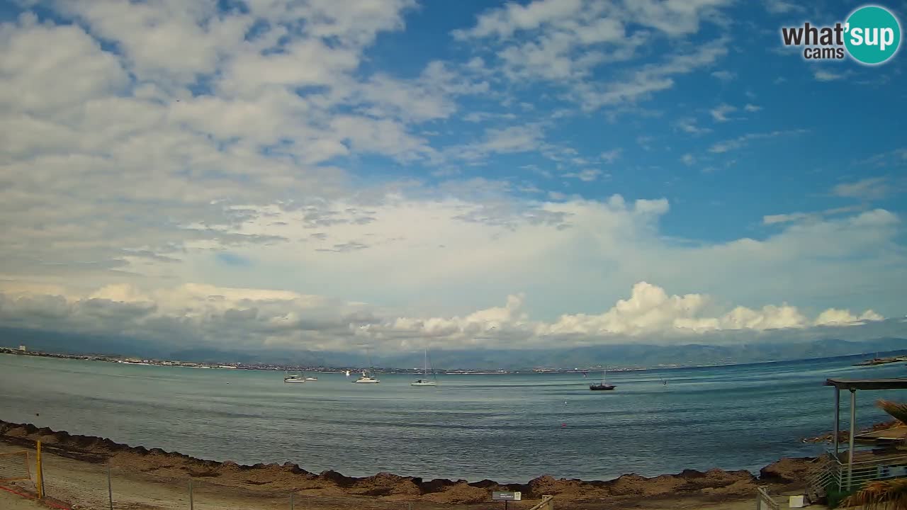 Webcam Cagliari Windsurf Club – Playa del Poetto en directo