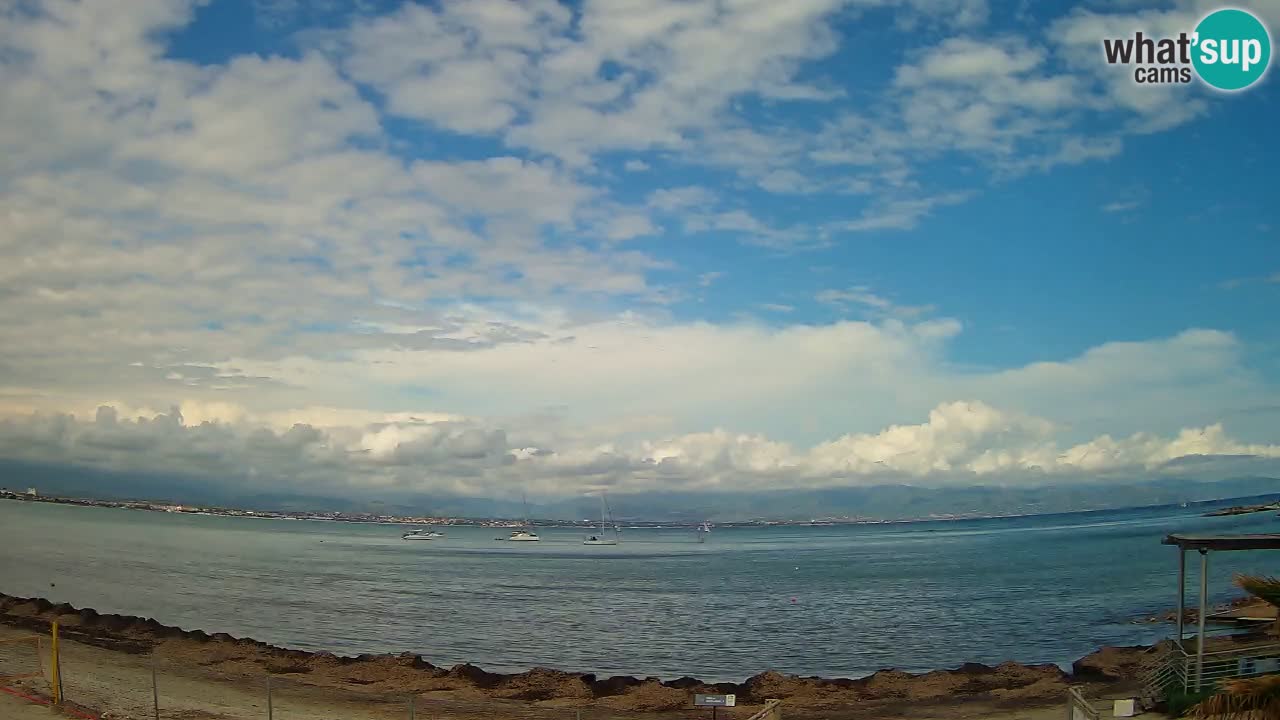 Web kamera Cagliari Windsurf Club – Poetto plaža uživo