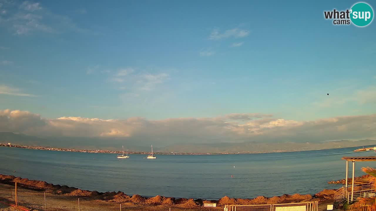 Web kamera Cagliari Windsurf Club – Poetto plaža uživo