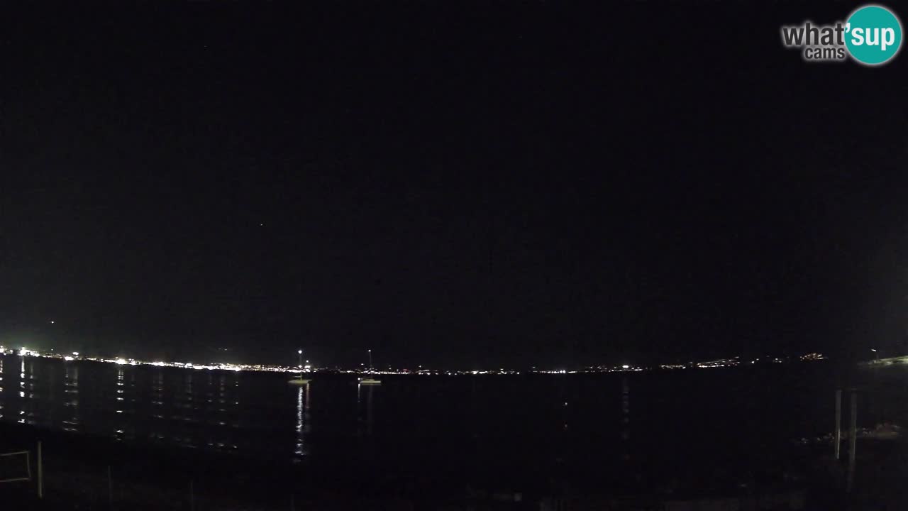 Webcam Cagliari Windsurf Club – Playa del Poetto en directo