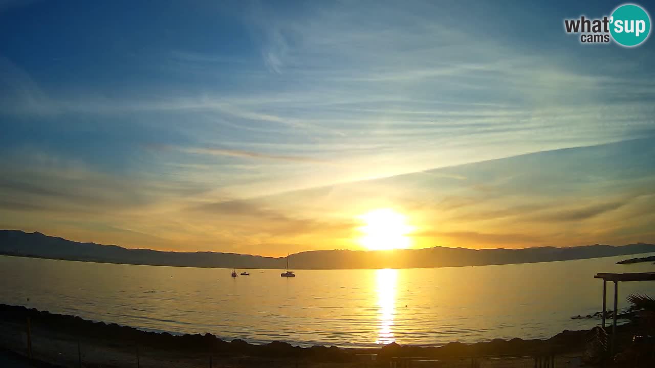 Webcam Cagliari Windsurf Club – Playa del Poetto en directo