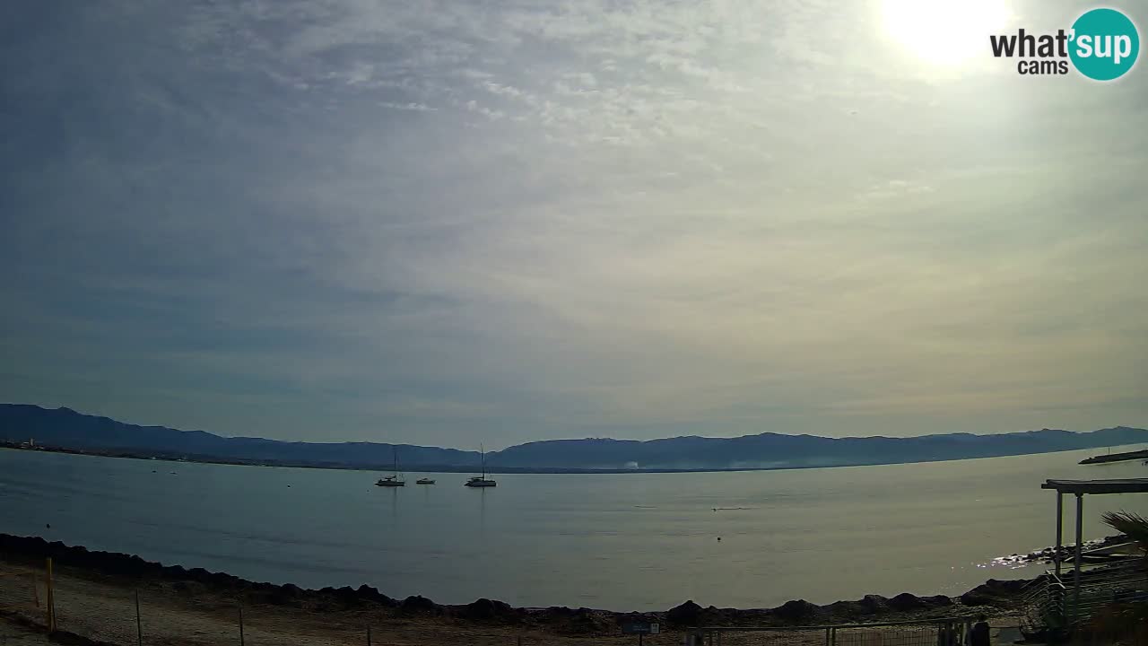 Webcam Cagliari Windsurf Club – Plage du Poetto en direct