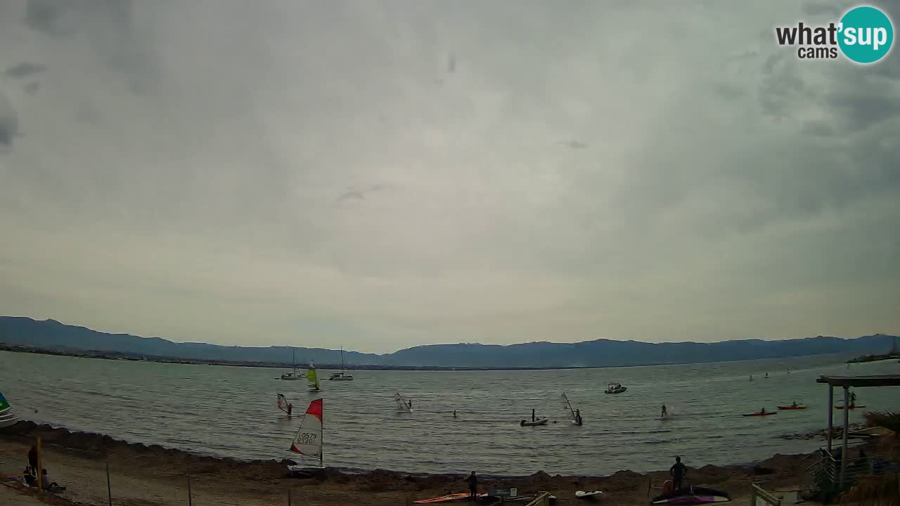Webcam Cagliari Windsurf Club – Liveblick vom Poetto Strand