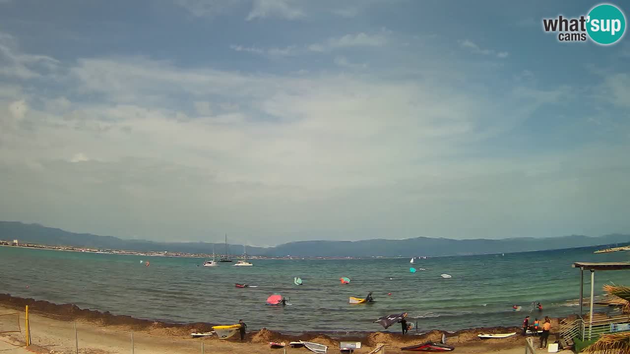 Webcam Cagliari Windsurf Club – Liveblick vom Poetto Strand