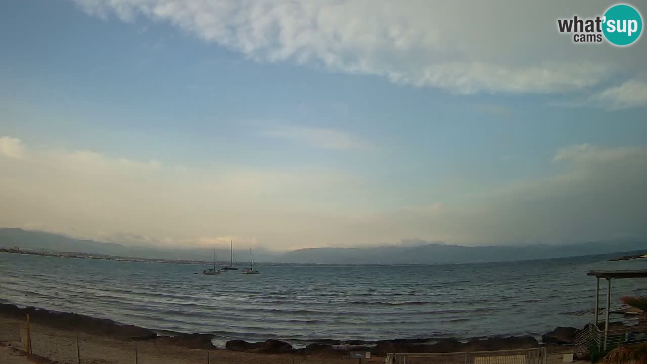 Webcam Cagliari Windsurf Club – Liveblick vom Poetto Strand