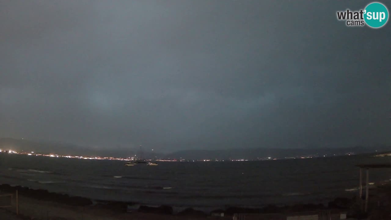 Webcam Cagliari Windsurf Club – Liveblick vom Poetto Strand