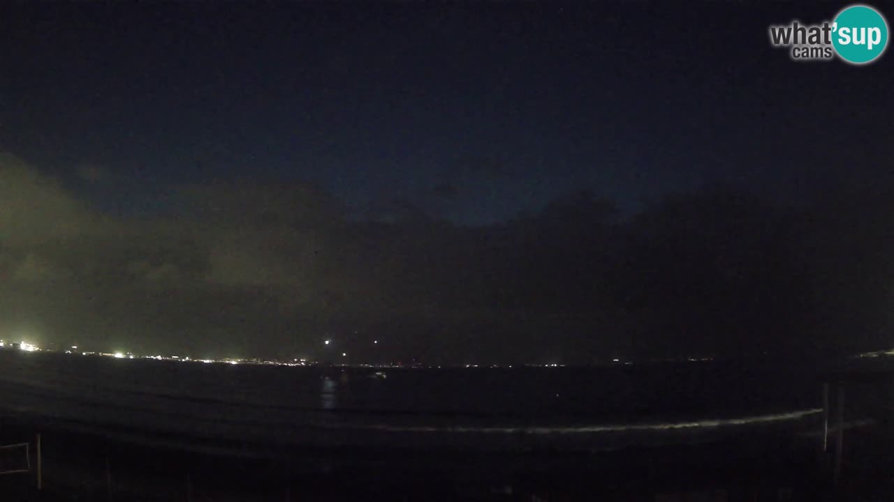 Webcam Cagliari Windsurf Club – Playa del Poetto en directo