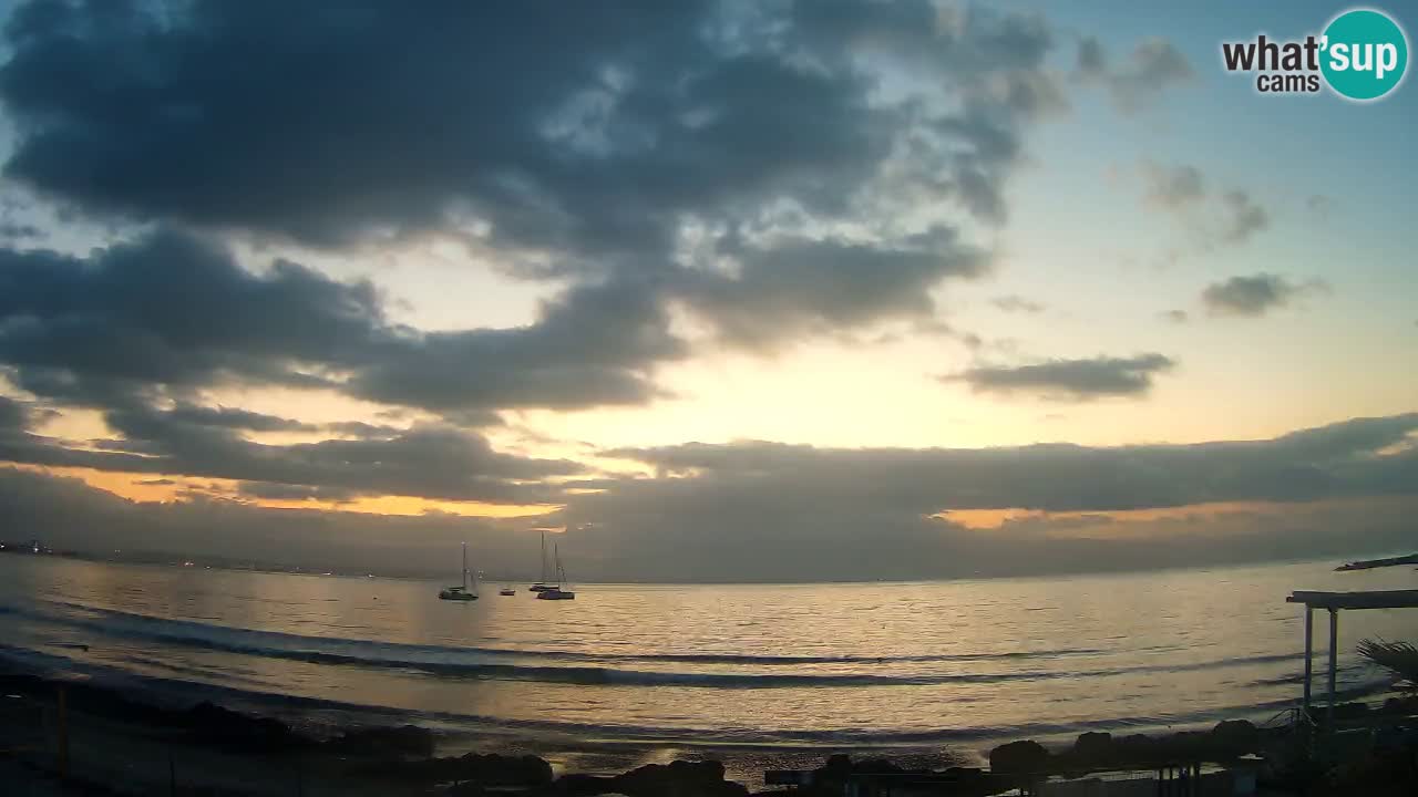 Webcam Cagliari Windsurf Club – Plage du Poetto en direct