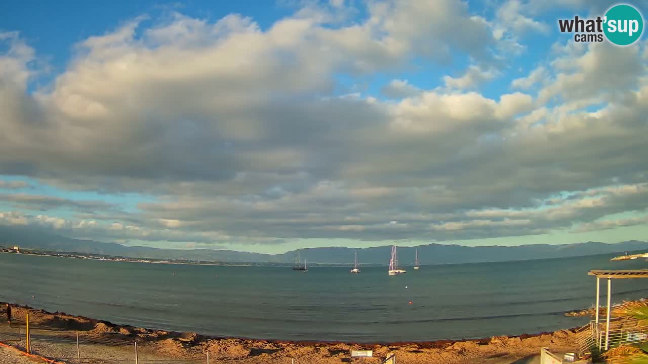 Webcam Cagliari Windsurf Club – Liveblick vom Poetto Strand