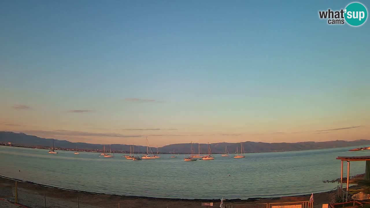 Webcam Cagliari Windsurf Club – Liveblick vom Poetto Strand
