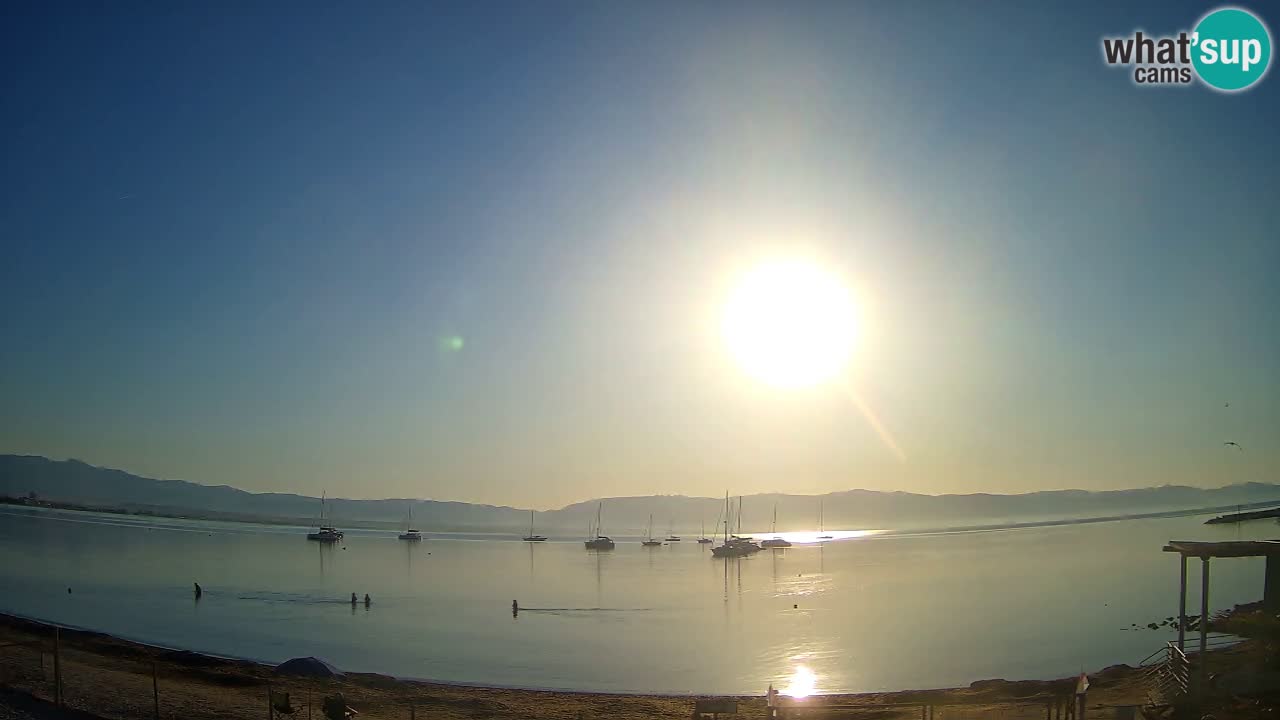 Webcam Cagliari Windsurf Club – Playa del Poetto en directo