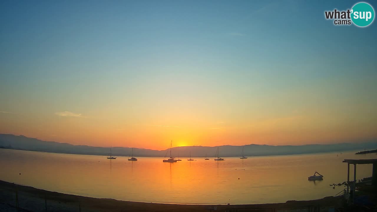 Web kamera Cagliari Windsurf Club – Poetto plaža uživo