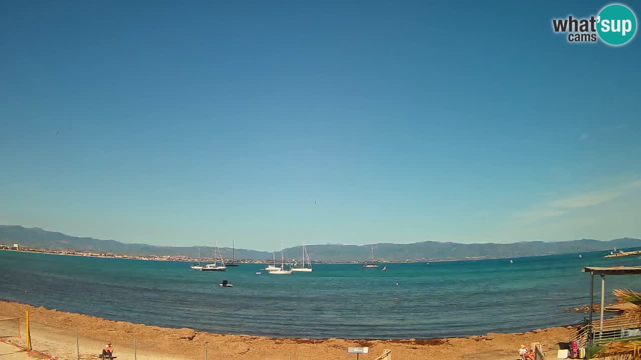 Webcam Cagliari Windsurf Club – Liveblick vom Poetto Strand