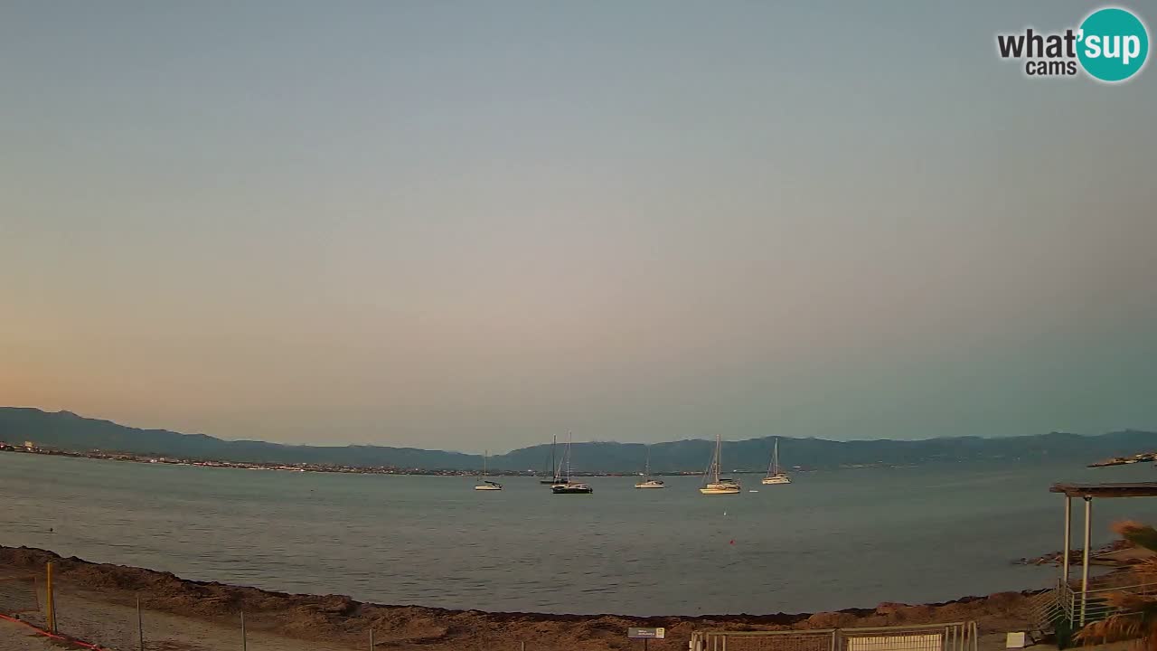 Webcam Cagliari Windsurf Club – Spiaggia del Poetto in diretta