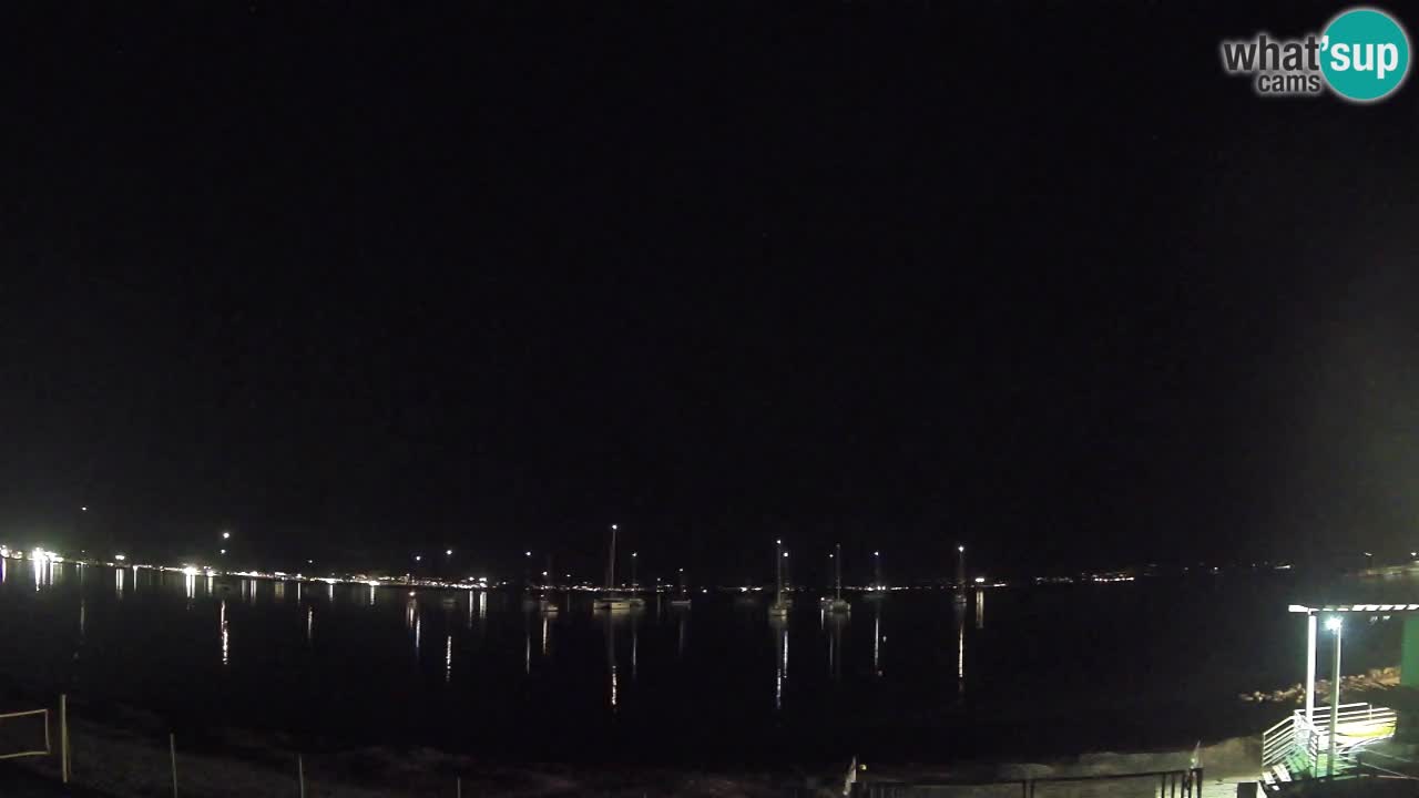 Spletna kamera Cagliari Windsurf Club – Pogled v živo s plaže Poetto