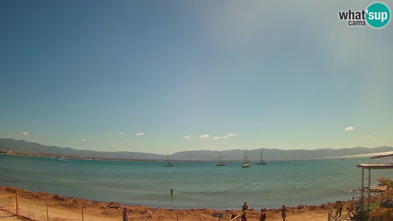 Webcam Cagliari Windsurf Club – Plage du Poetto en direct