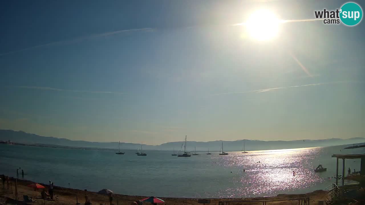 Webcam Cagliari Windsurf Club – Playa del Poetto en directo