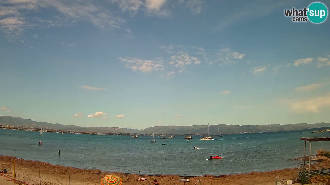 Webcam Cagliari Windsurf Club – Plage du Poetto en direct