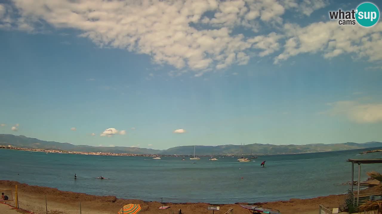 Webcam Cagliari Windsurf Club – Liveblick vom Poetto Strand