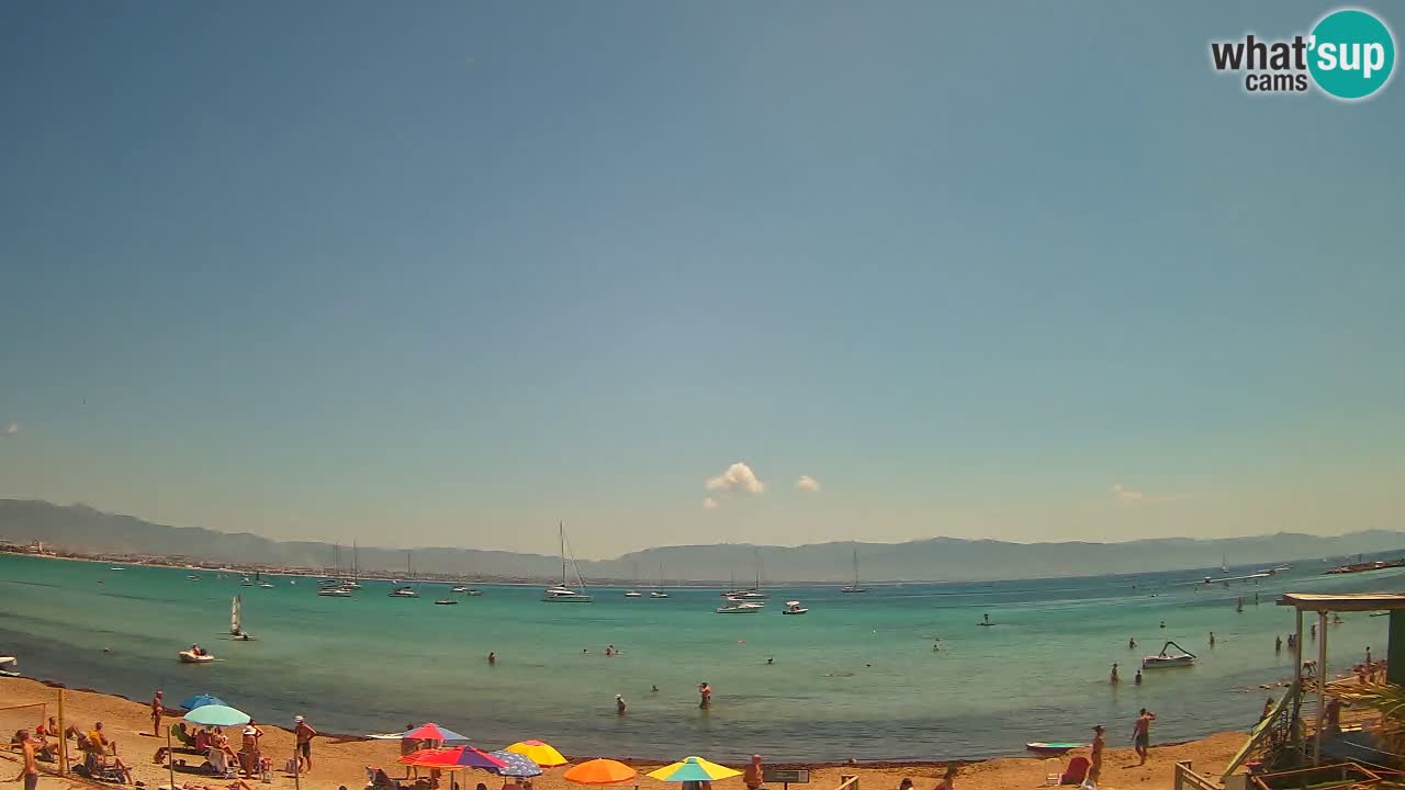 Webcam Cagliari Windsurf Club – Liveblick vom Poetto Strand
