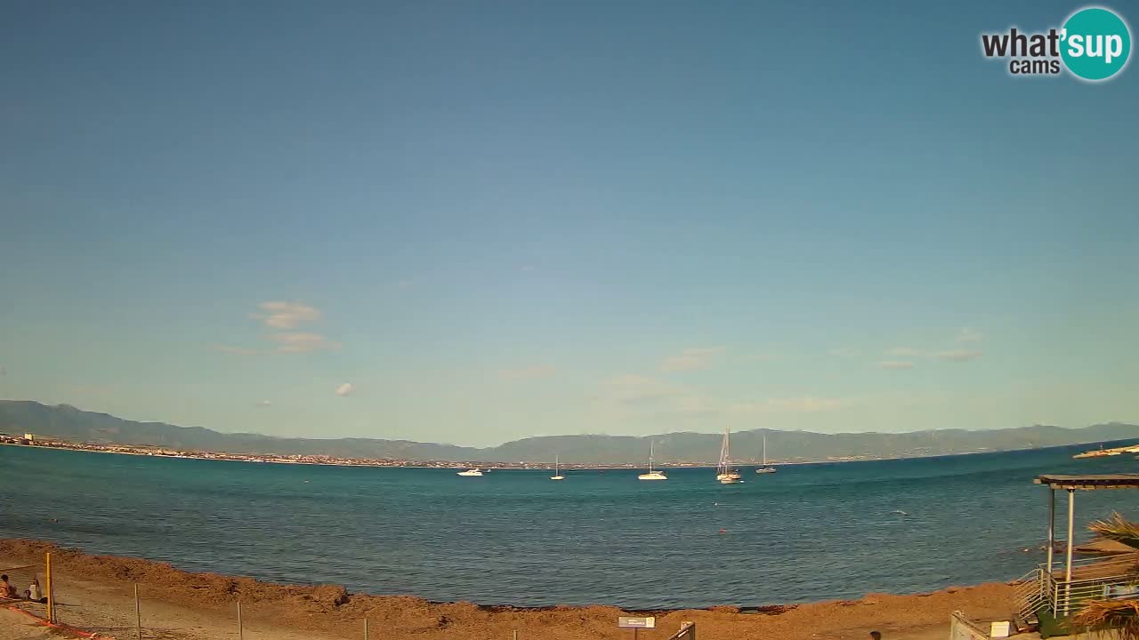 Webcam Cagliari Windsurf Club – Liveblick vom Poetto Strand