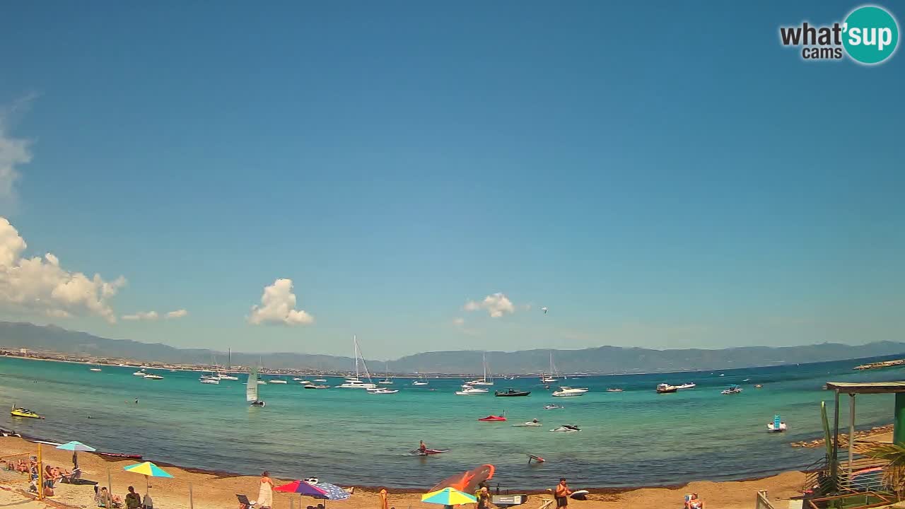 Webcam Cagliari Windsurf Club – Spiaggia del Poetto in diretta