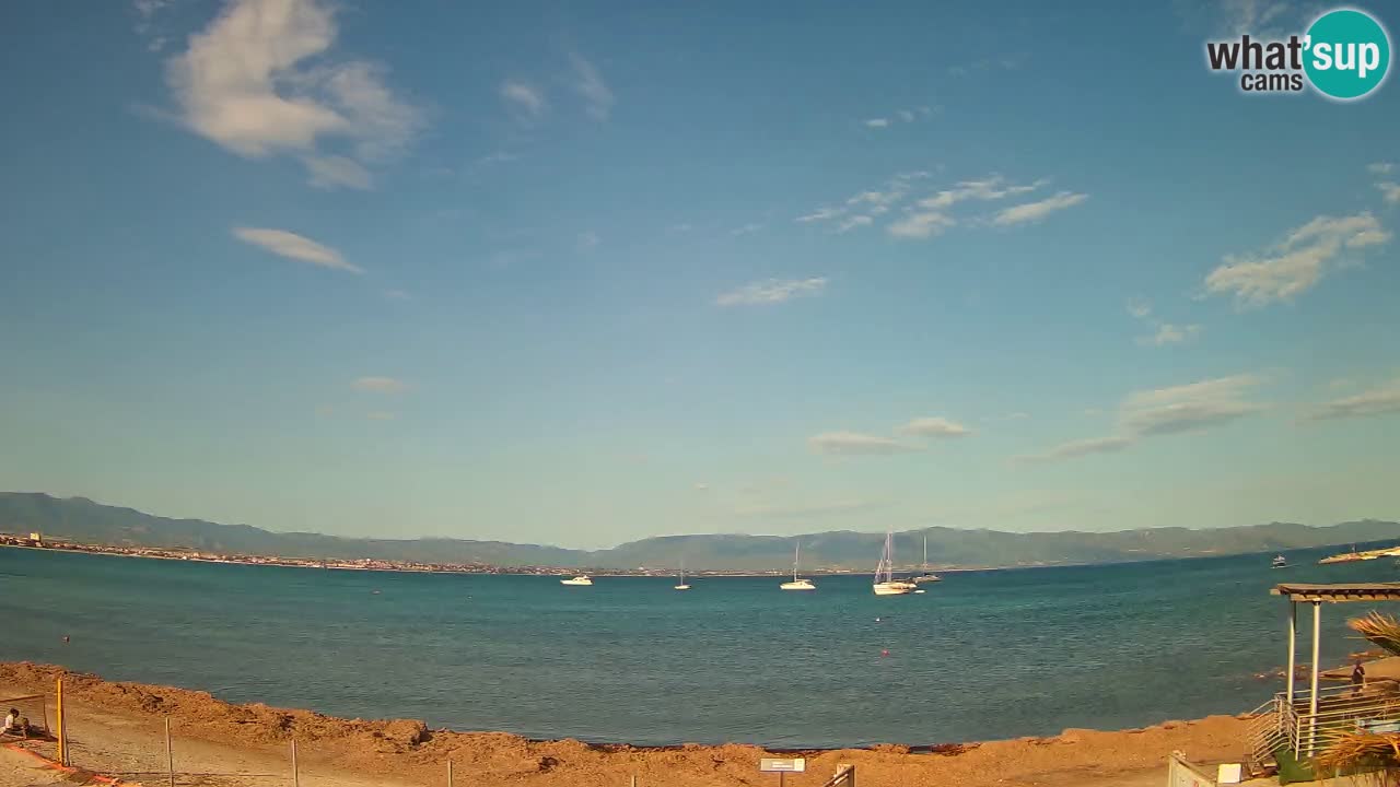 Webcam Cagliari Windsurf Club – Liveblick vom Poetto Strand
