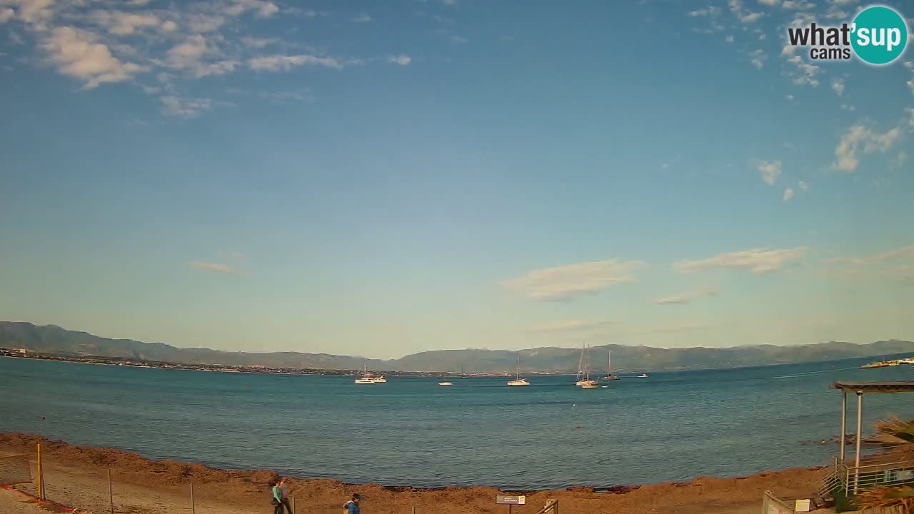 Webcam Cagliari Windsurf Club – Liveblick vom Poetto Strand