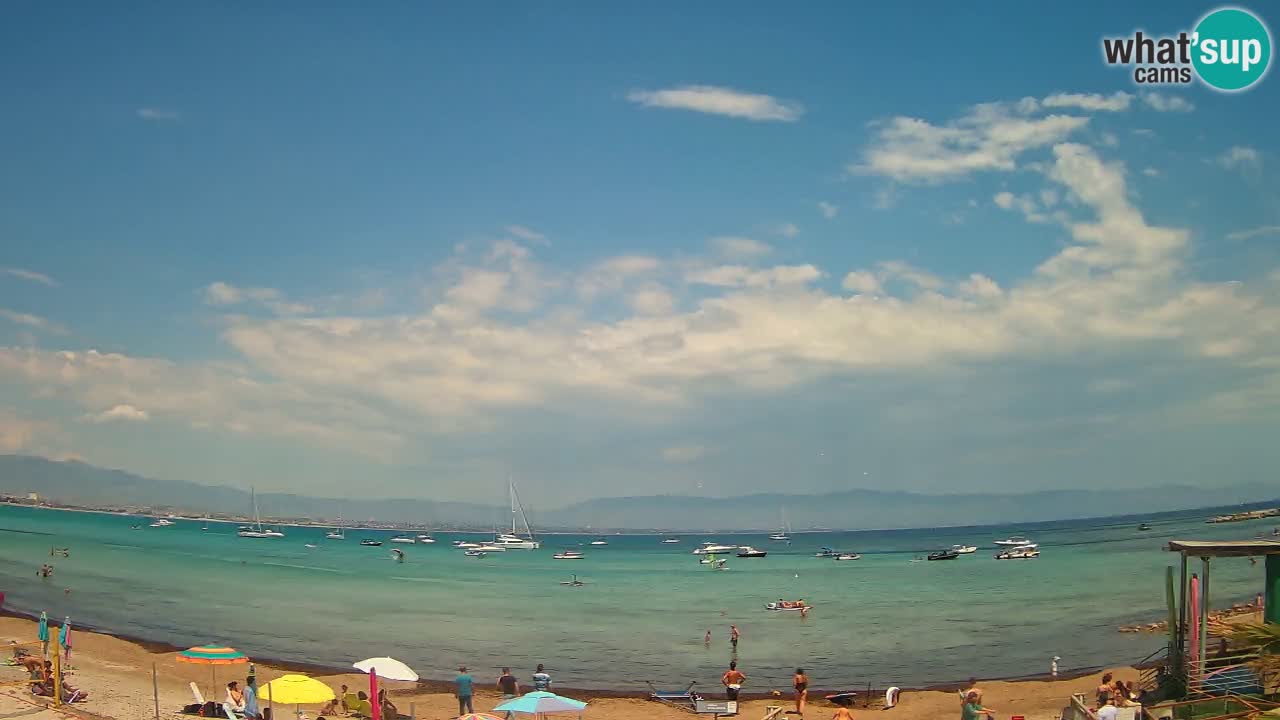 Webcam Cagliari Windsurf Club – Spiaggia del Poetto in diretta