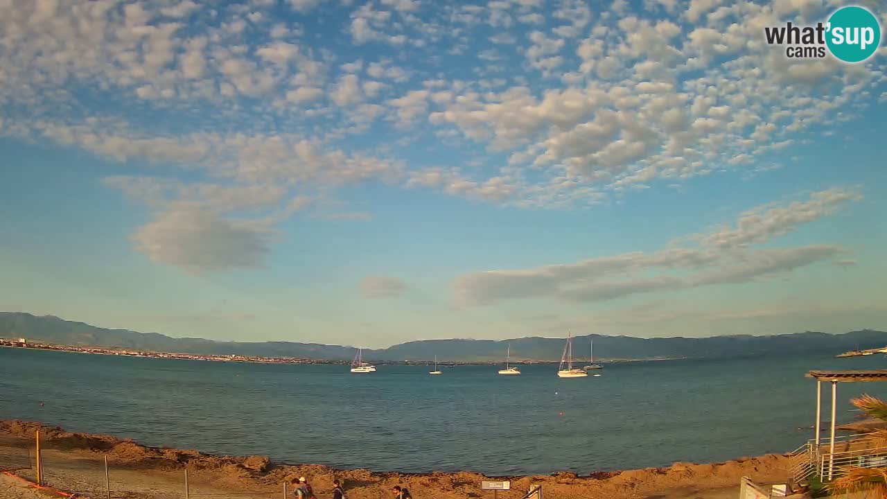 Webcam Cagliari Windsurf Club – Spiaggia del Poetto in diretta